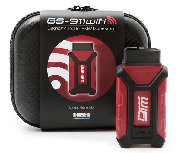 GS911 wifi diagnostic tool for all model BMW motorcycles. Gives you the power to diagnose just like a BMW dealer